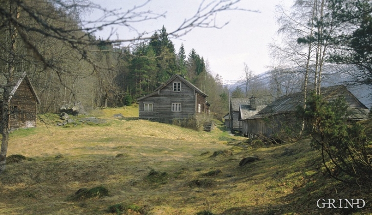 The farmyard at Staup. Image from around 1990 