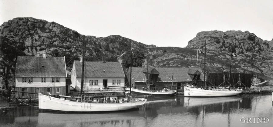 Espevær around 1915, at “Biekronå”.