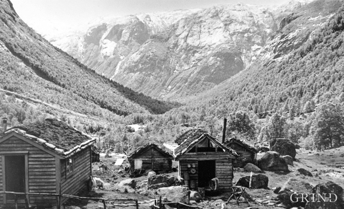 Steinslandsstølen kring 1950