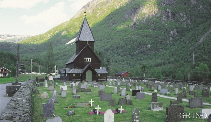 The stave church in Røldal 