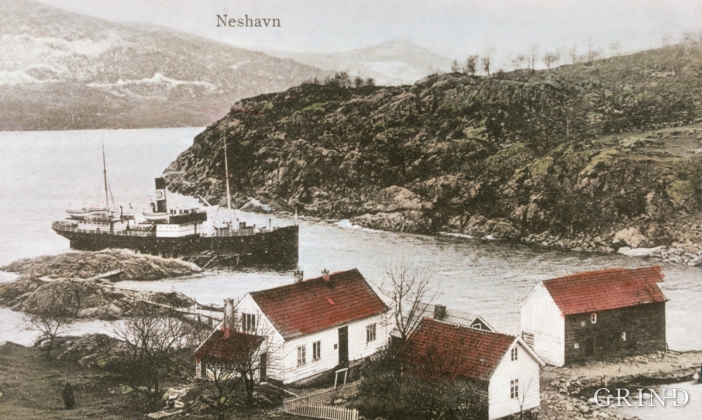 Landhandelen i Neshamn, Tysnes kring 1910