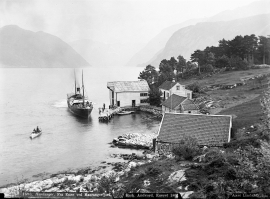 Landhandel på Ænes, 1880-åra