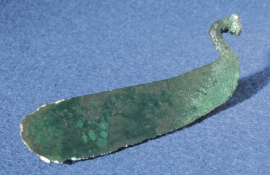 A shaving knife from early Bronze Age – 3000 years ago