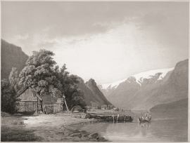 Frå Lofthus i Sørfjorden