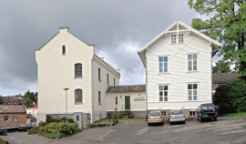 The prison building at Leirvik