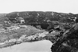 The Hopland mills around 1940. 