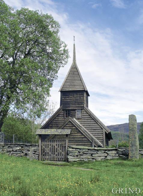 The church at Holdhus