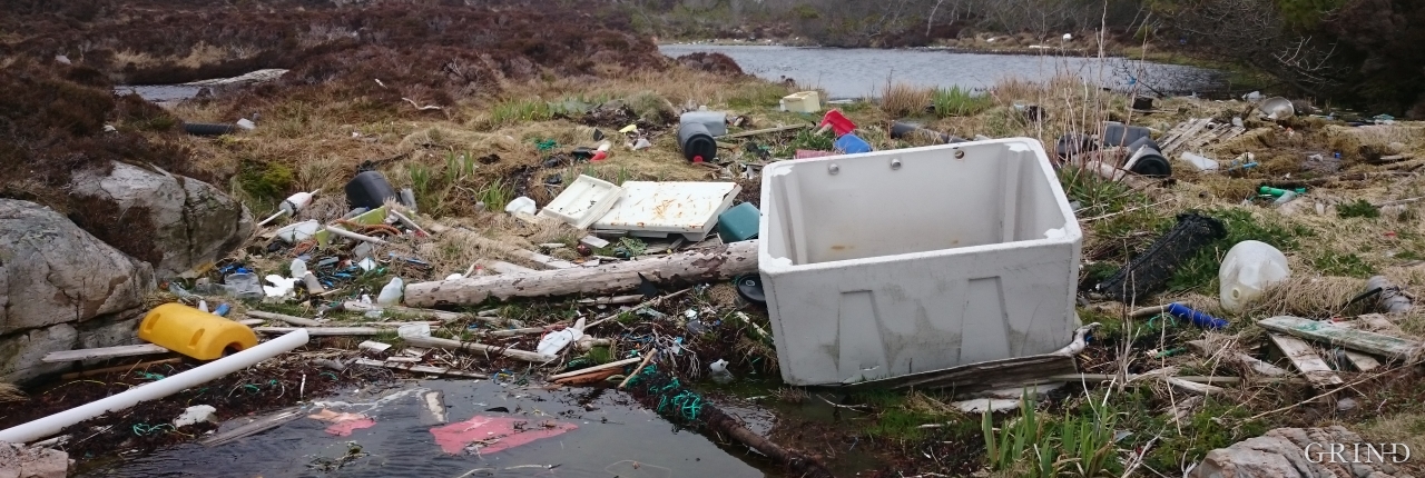 Plastforsøpling på Lisle Lyngøy
